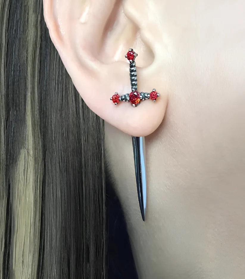 Ezr3lya™ sword earring