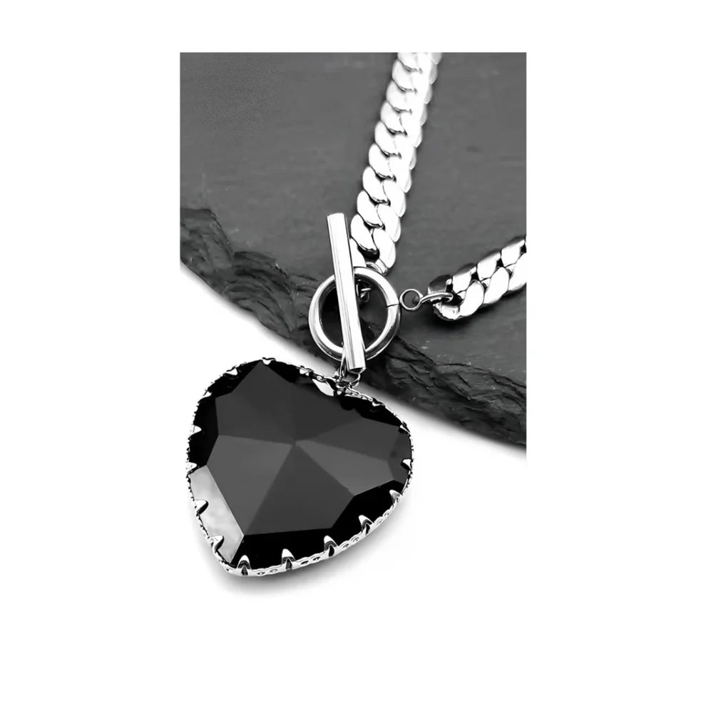 Corazón de cristal | collar para parejas