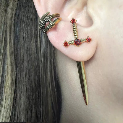 Ezr3lya™ sword earring