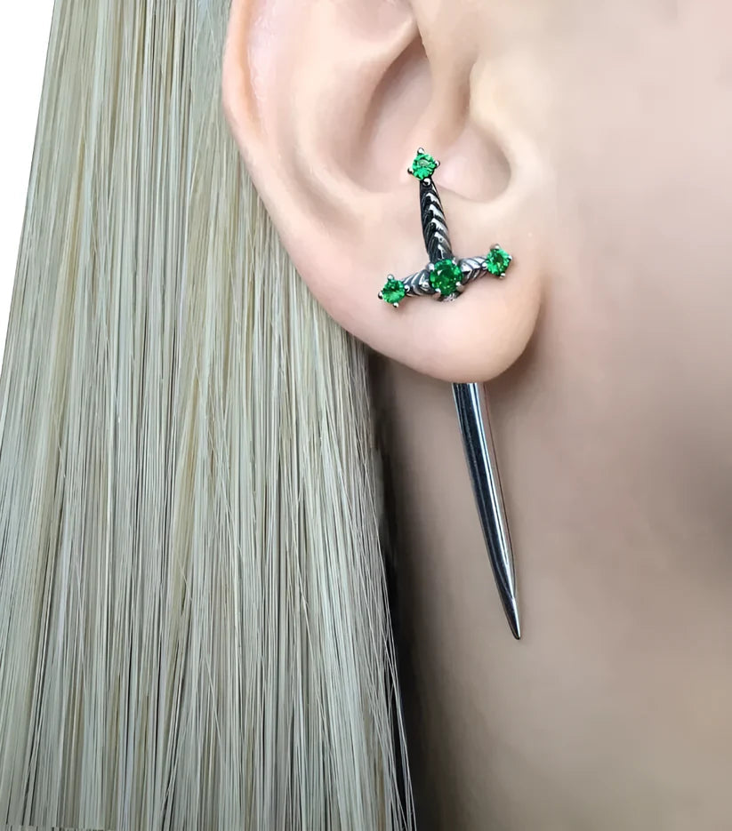 Ezr3lya™ sword earring