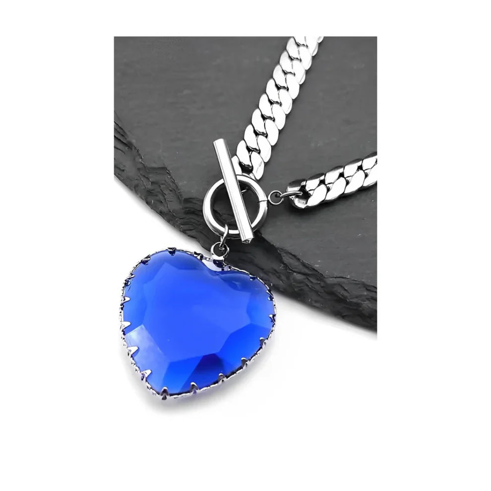 Corazón de cristal | collar para parejas