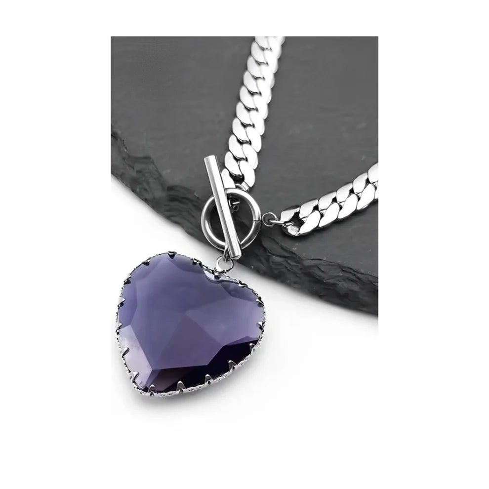 Corazón de cristal | collar para parejas